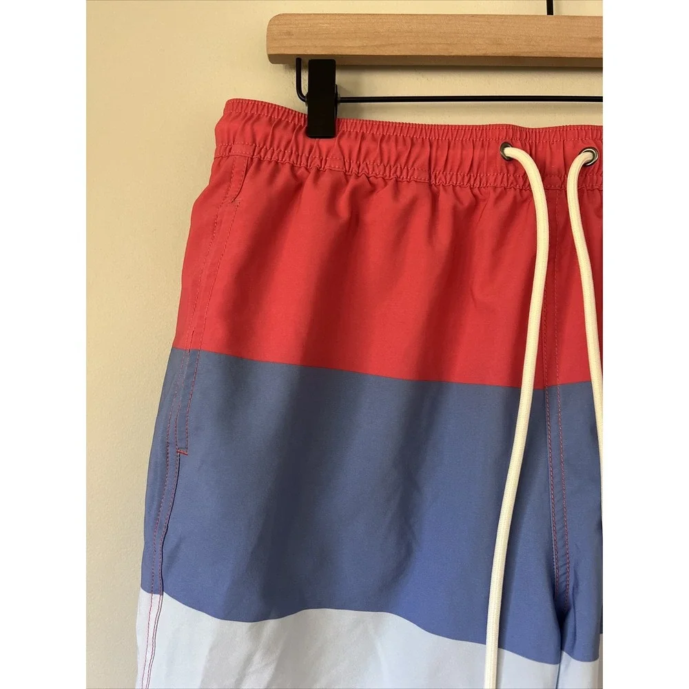 Great Lakes Northern Swimwear Men's Swimtrunks Shorts Size Large Lined.